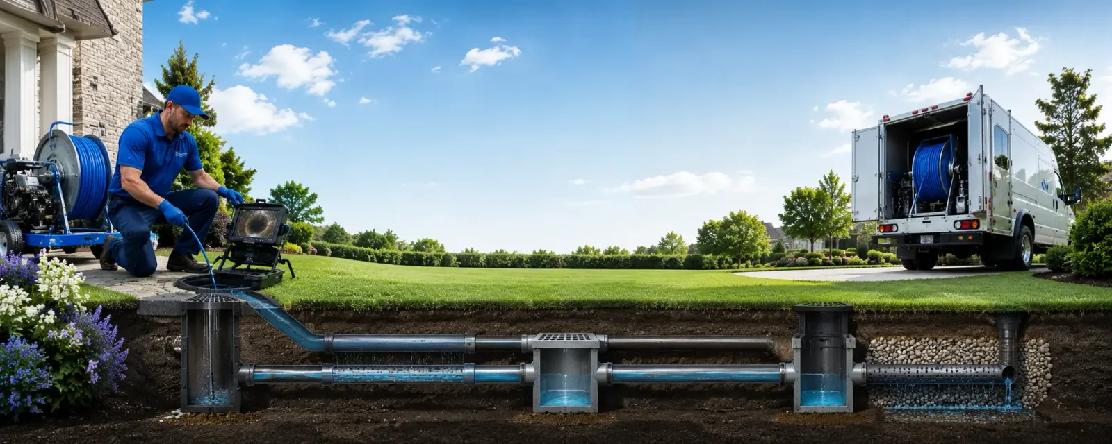 Outdoor drain cleaning information for Grantsville, WV